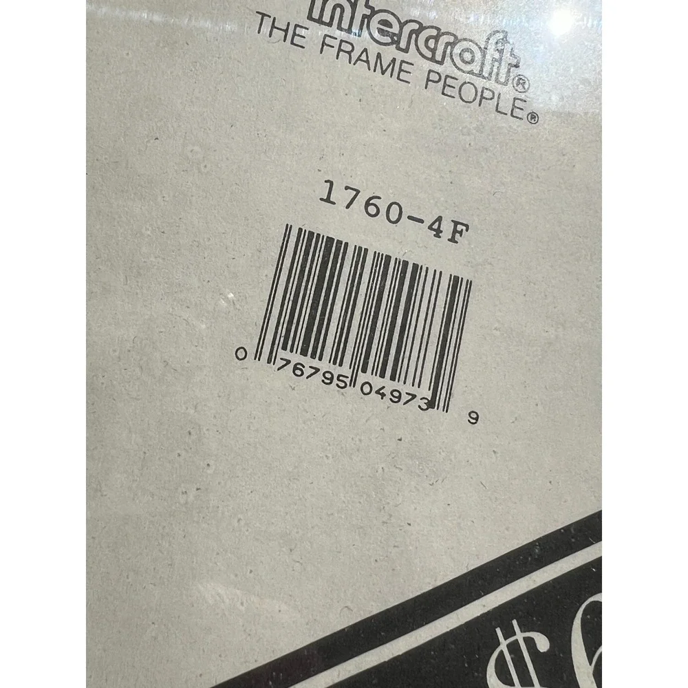 Intercraft Dimensions Gold New 8 x 10 Photo Frame Retro‎ USA Vintage 90s Holder